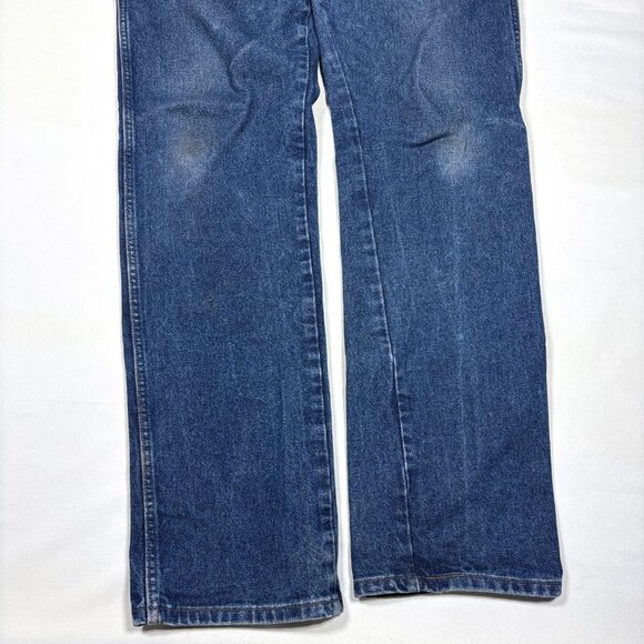 Wrangler Relaxed Fit FR Fire Resistant CAT 2 2112 Blue Denim Jeans Mens 36x38 - Picture 2 of 12